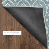Dalyn The Reserve TR12 Turquoise Rug backing detail