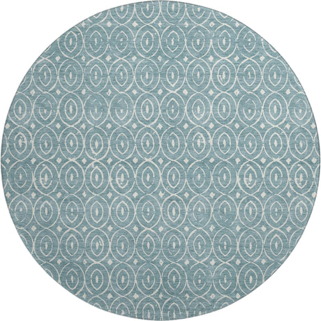 Dalyn The Reserve TR12 Turquoise Rug round rug