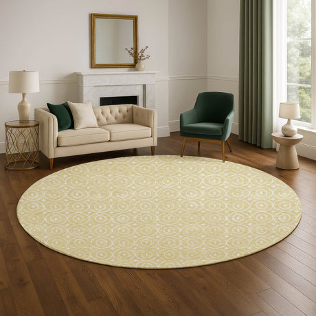 Dalyn The Reserve TR12 Wheat Rug shown in a room