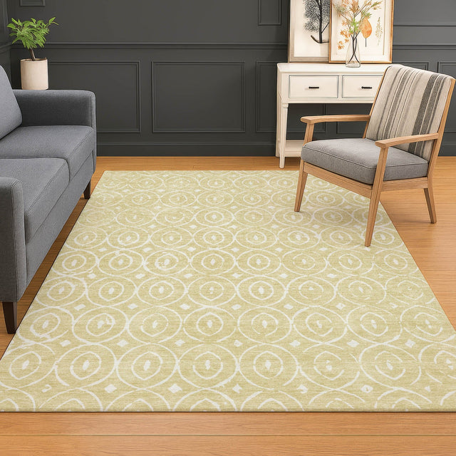 Dalyn The Reserve TR12 Wheat Rug shown in a room