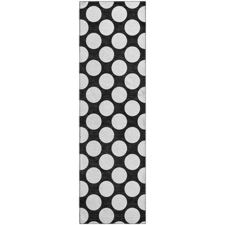 Dalyn The Reserve TR13 Black Rug runner rug