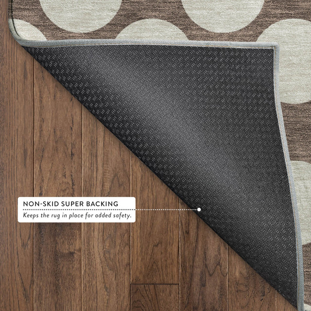 Dalyn The Reserve TR13 Coffee Rug backing detail