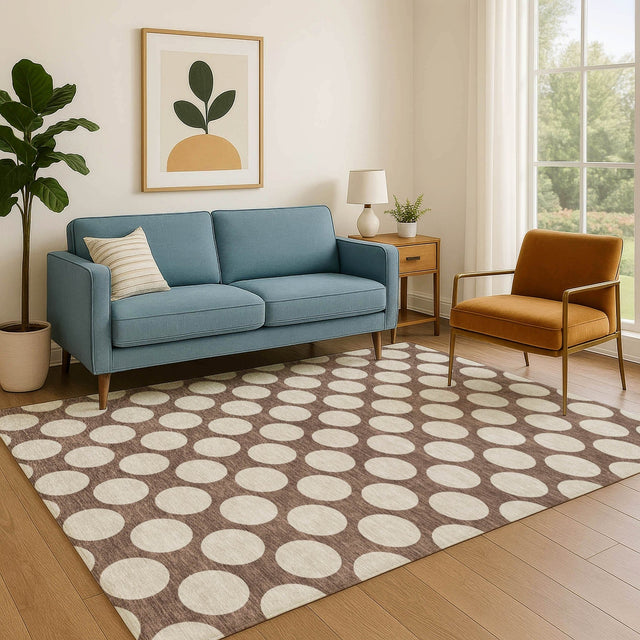 Dalyn The Reserve TR13 Coffee Rug shown in a room