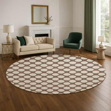 Dalyn The Reserve TR13 Coffee Rug shown in a room