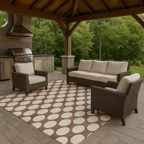 Dalyn The Reserve TR13 Coffee Rug outdoor lifestyle image