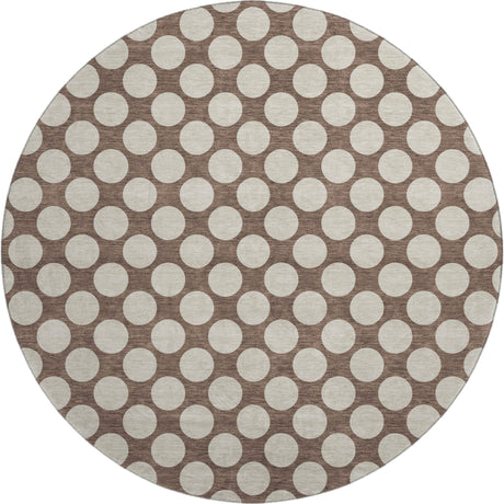 Dalyn The Reserve TR13 Coffee Rug round rug