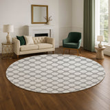 Dalyn The Reserve TR13 Gray Rug shown in a room