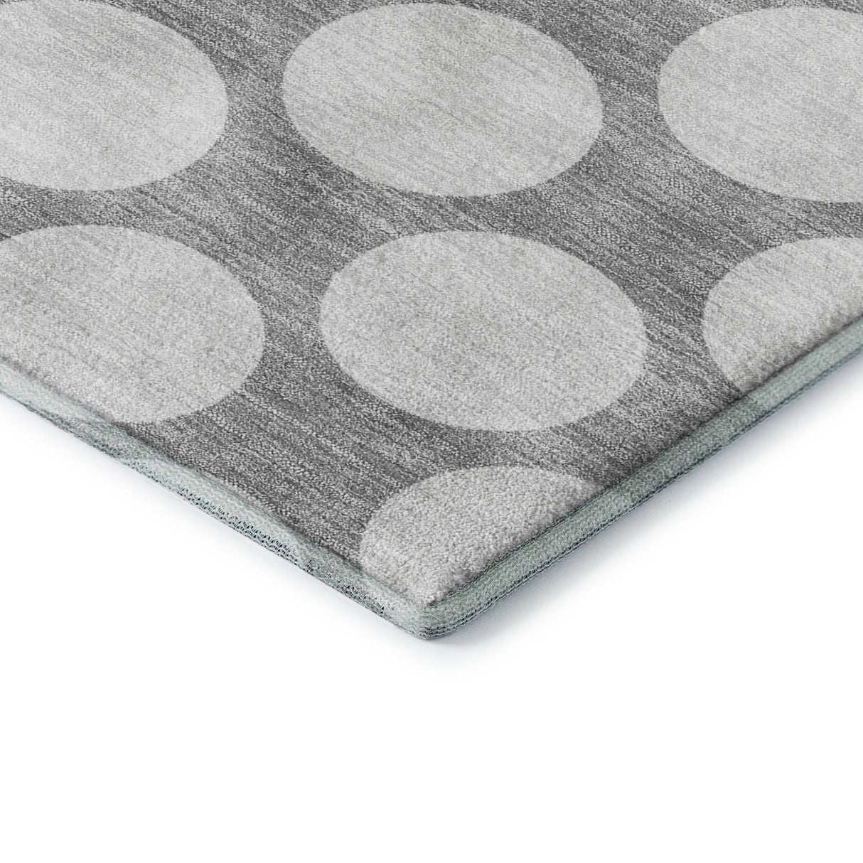 Dalyn The Reserve TR13 Gray Rug corner detail