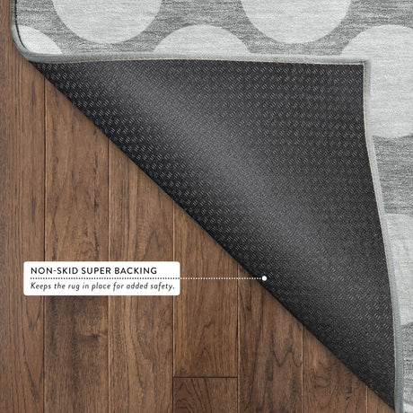 Dalyn The Reserve TR13 Gray Rug backing detail