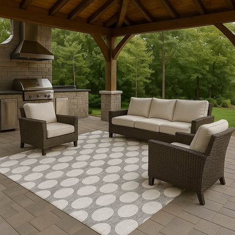 Dalyn The Reserve TR13 Gray Rug outdoor lifestyle image