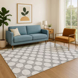 Dalyn The Reserve TR13 Gray Rug shown in a room