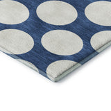 Dalyn The Reserve TR13 Navy Rug corner detail