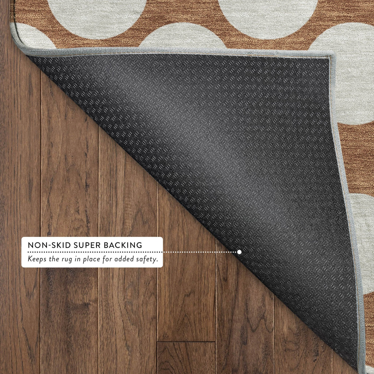 Dalyn The Reserve TR13 Paprika Rug backing detail