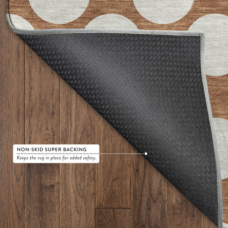 Dalyn The Reserve TR13 Paprika Rug backing detail