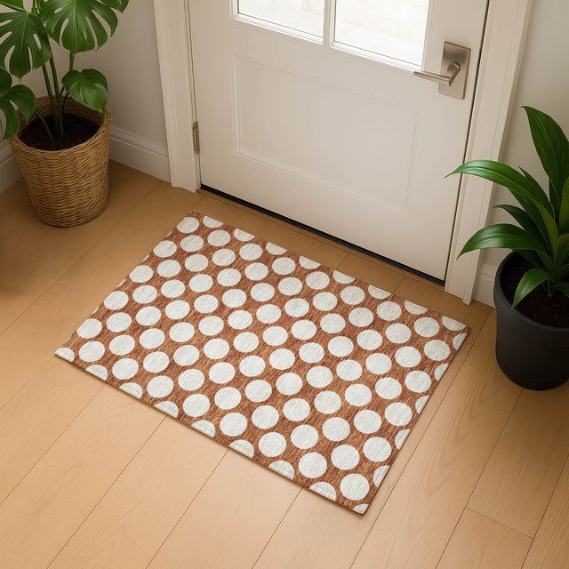 Dalyn The Reserve TR13 Paprika Rug shown in a room