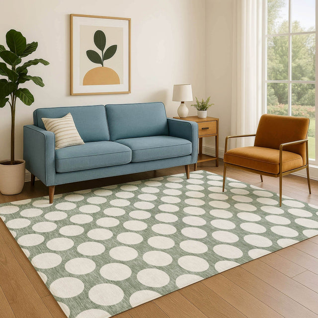 Dalyn The Reserve TR13 Sage Rug shown in a room