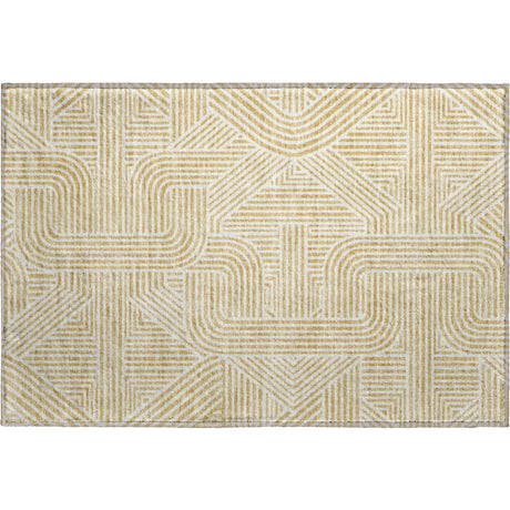 Dalyn The Reserve TR14 Gold Rug rectangular rug
