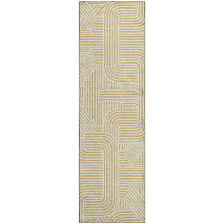 Dalyn The Reserve TR14 Gold Rug runner rug