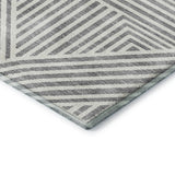 Dalyn The Reserve TR14 Gray Rug corner detail