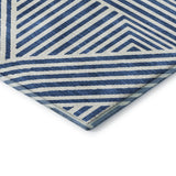 Dalyn The Reserve TR14 Navy Rug corner detail