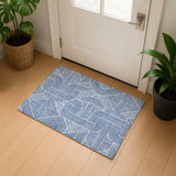 Dalyn The Reserve TR14 Navy Rug shown in a room