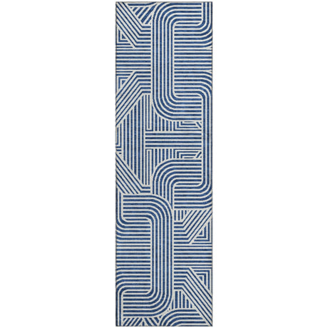 Dalyn The Reserve TR14 Navy Rug runner rug