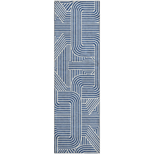 Dalyn The Reserve TR14 Navy Rug runner rug