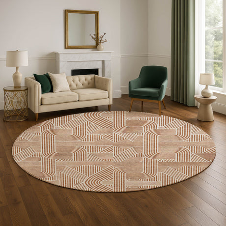 Dalyn The Reserve TR14 Paprika Rug shown in a room