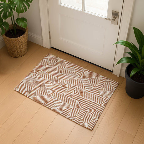 Dalyn The Reserve TR14 Paprika Rug shown in a room