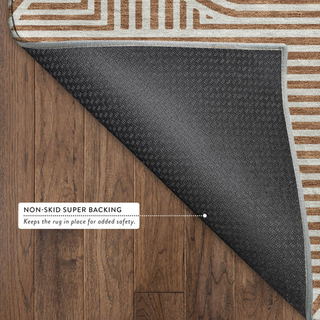 Dalyn The Reserve TR14 Paprika Rug backing detail
