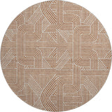 Dalyn The Reserve TR14 Paprika Rug round rug