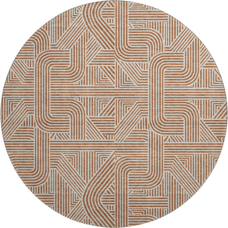 Dalyn The Reserve TR14 Paprika Rug round rug