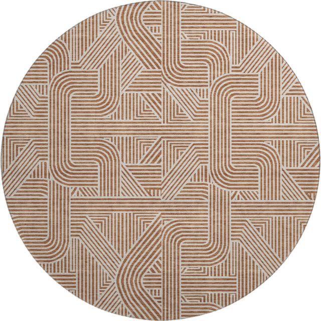 Dalyn The Reserve TR14 Paprika Rug round rug