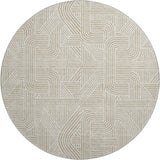 Dalyn The Reserve TR14 Putty Rug round rug