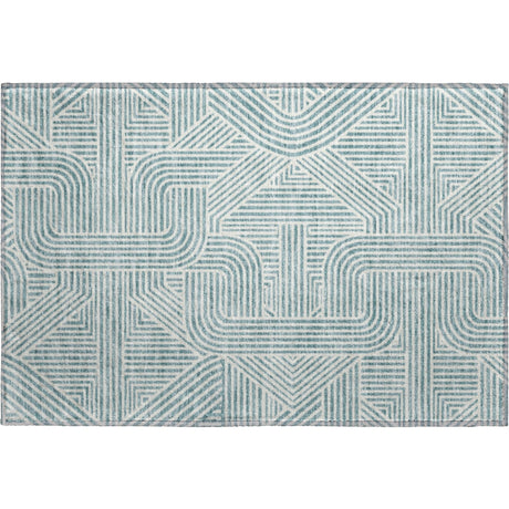 Dalyn The Reserve TR14 Teal Rug rectangular rug