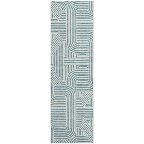 Dalyn The Reserve TR14 Teal Rug runner rug