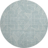 Dalyn The Reserve TR14 Teal Rug round rug