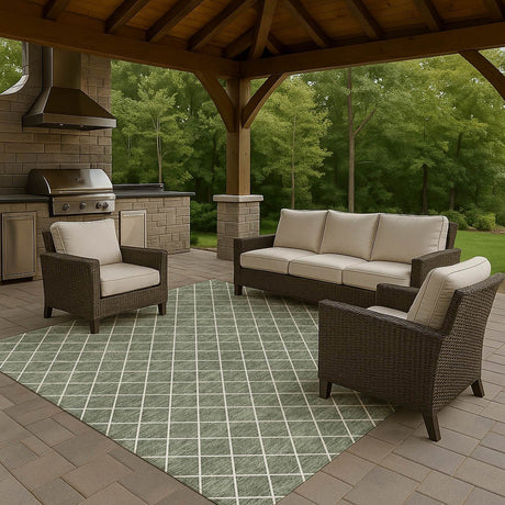 Dalyn The Reserve TR15 Basil Rug outdoor lifestyle image