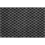 Dalyn The Reserve TR15 Black Rug rectangular rug