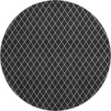 Dalyn The Reserve TR15 Black Rug round rug