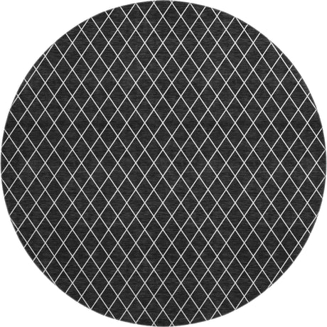 Dalyn The Reserve TR15 Black Rug round rug