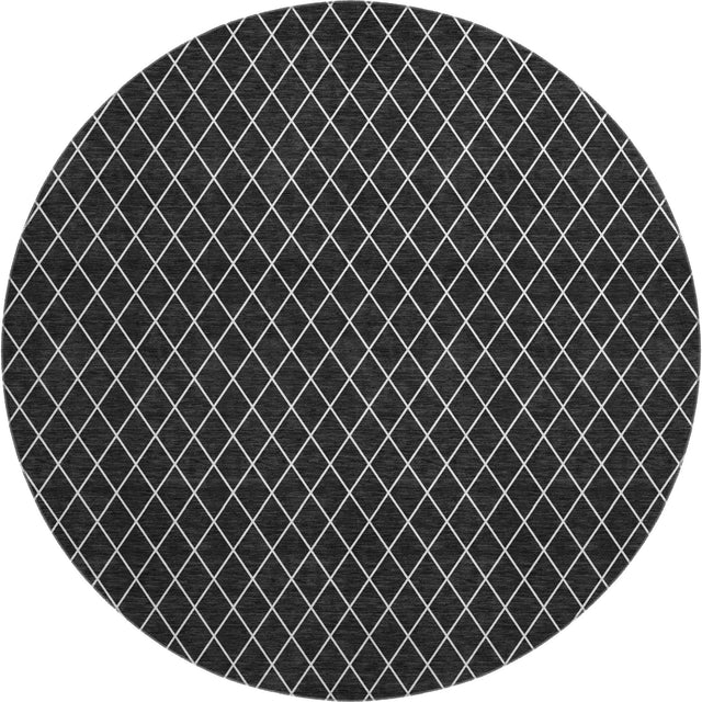 Dalyn The Reserve TR15 Black Rug round rug