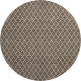 Dalyn The Reserve TR15 Brown Rug round rug