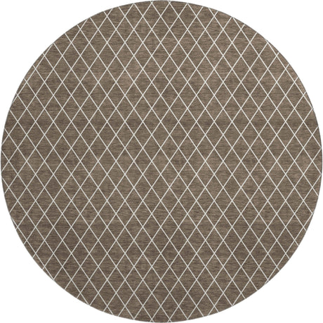 Dalyn The Reserve TR15 Brown Rug round rug