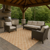 Dalyn The Reserve TR15 Copper Rug outdoor lifestyle image