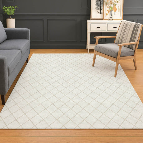 Dalyn The Reserve TR15 Ivory Rug shown in a room
