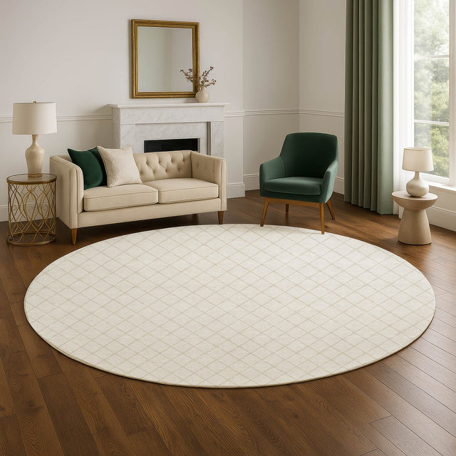 Dalyn The Reserve TR15 Ivory Rug shown in a room