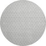Dalyn The Reserve TR15 Silver Rug round rug