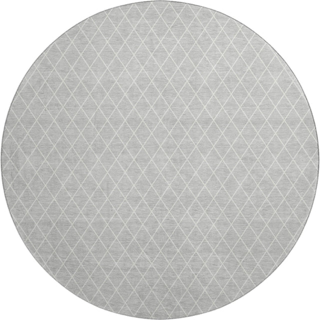 Dalyn The Reserve TR15 Silver Rug round rug