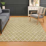 Dalyn The Reserve TR15 Walnut Rug shown in a room